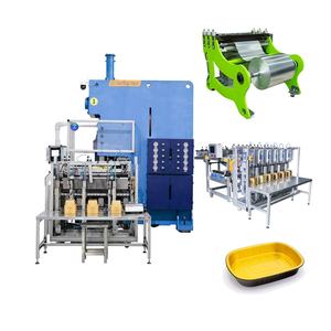 Contenedor para llevar de papel de aluminio personalizado, máquina automática de fabricación de contenedores de alimentos de papel de aluminio de 63 toneladas con molde - Product Image 3