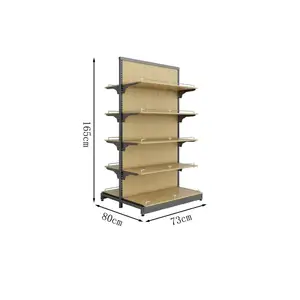 Adjustable Stacking Store Used Shelves For Sale Wood Gondola Supermarket Shelving Company