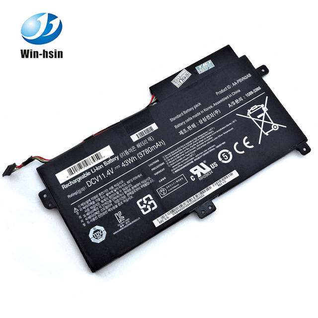 Laptop Battery Manufacturer  AA-PBVN3AB  for samsung AA-PBVN3AB NP370R4E NP370R5E NP450R4E NP450R5E Original Notebook Battery