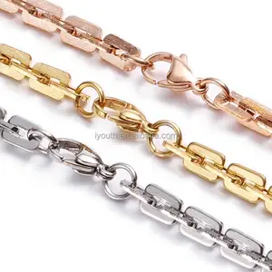 304 Stainless Steel Popular Decorative Jewelry Chain Design Boston Chain for Necklace