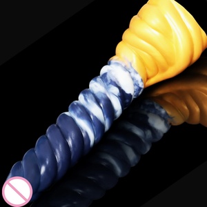 FAAK New Sex Product 2021 Silicone Flexible Long <b>Dildo</b> Curved Juguetes Eroticos Sex Product Weird Monster <b>Dildo</b> Kinky for Adult - Product Image 5