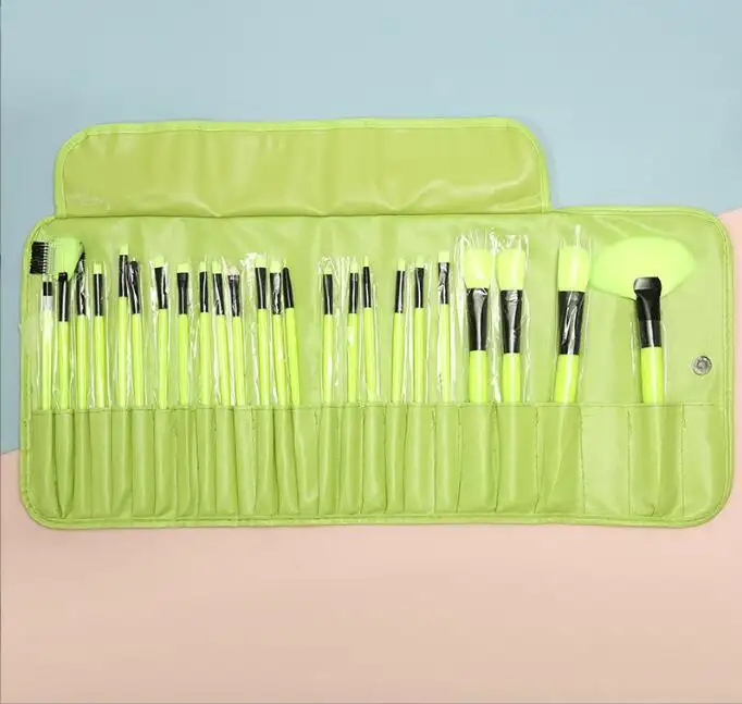 24 Pcs Factory Manufacture Profession Eye Shadow Beauty Makeup Tools Make Up Brush Set Private Label Makeup Brush Set