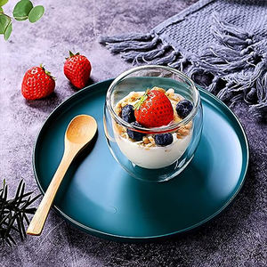 แก้วกา<span class=keywords><strong>แฟ</strong></span>ทำมือขนาด250มล. ทำด้วยมือแก้วน้ำผลไม้แก้วบอโรซิลิเกตทรงสูง4ชิ้น1ชิ้น - Product Image 6