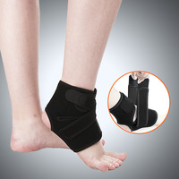 Manchon de compression de cheville en nylon/spandex extensible dans 4 directions, respirant, pour le sport et la récupération des blessures.