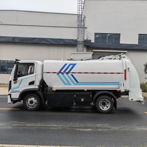 รถบรรทุกขยะไฟฟ้า 10 ตัน ควบคุมอัจฉริยะ ใช้งานง่าย สำหรับเก็บขยะ - Product Image 1