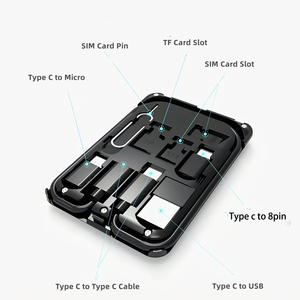 Hot Sale Wireless Charging Stand Charger Station Pad 6 in 1 Usb <b>Cable</b> Multifunctional Storage Set Box Fast 60w - Product Image 5