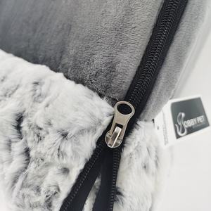 2 in 1 Beruhigendes Katzen tunnel bett Zelt XL Plüsch Faltbare Katzen kletter möbel mit Heiz funktion Bedrucktes Haustier bett für Katzen Hunde - Product Image 4