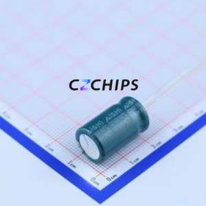 Condensador Electrolítico de Aluminio de Orificio Pasante EGE2GM8R2W20OT, Componente de Orificio Pasante THT, D12.5xL20mm 8.2uF 20% 400V 5mm - Product Image 1