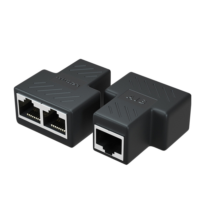 Высокое качество Настольный сетевой коммутатор, 2 в 1 RJ45 8 Pin мини Ethernet сетевой концентратор для портативных ПК