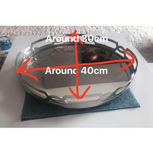 Nouveau plateau de service en acier inoxydable - Product Image 1