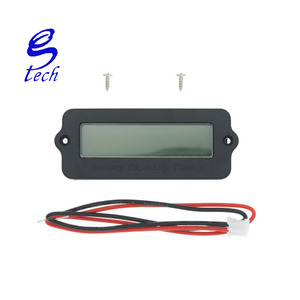 ORIGIN Indicateur de capacité de batterie au plomb bleu/vert 12V LY6W LCD Affichage des chiffres Détecteur de puissance Testeur Voltmètre - Product Image 2
