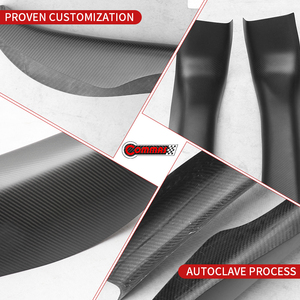ราคาแข่งขัน แผ่นกันรอยขอบประตูคาร์บอนไฟเบอร์แห้ง แบบ OEM สำหรับตกแต่งภายในรถยนต์ McLaren 720S - Product Image 3