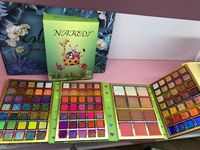 2021 nouveauté crème glacée maquillage palettes 4 Pages palette longue durée haute pigment fard à paupières sombra de ojos