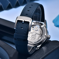 Montre mécanique squelette étanche Pagani Design YS021, marque originale, acier inoxydable, chronographe saphir, automatique, pour homme