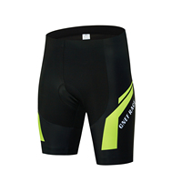 Short de cyclisme personnalisé pour hommes, en polyester écologique, anti-odeur, léger, respirant, à séchage rapide, imprimé par transfert thermique, vente en gros