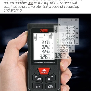 TASI TA511B Télémètre laser numérique 70m Haute précision Télémètre horizontal pour mesurer la distance - Product Image 5