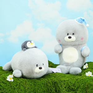 ตุ๊กตาสิงโตทะเลนุ่มนิ่ม ลินดา พร้อมตุ๊กตาปลาดาว ของตกแต่งบ้าน ของขวัญงานเลี้ยงเด็ก ตุ๊กตาสิงโตทะเลนุ่มนิ่ม - Product Image 2