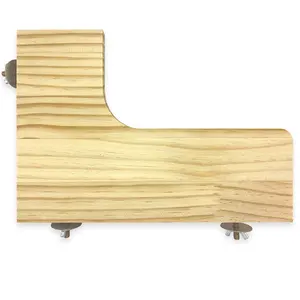 Kệ Góc Hình Chữ L Nền Tảng Hoạt Động Lồng Kệ Gỗ Perch Ledge Board