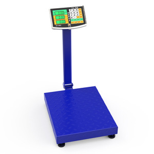Elektronische Waage Kommerzielle Falt waage aus Kohlenstoffs tahl <span class=keywords><strong>100kg</strong></span> 150kg 180kg Waage blaue Stütz plattform Tisch waage