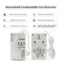 Détecteur de fuite de méthane à semi-conducteur CAATM JT-CA319N Alarme de gaz naturel adaptée aux cuisines domestiques