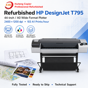 Copieur DesignJet pour <span class=keywords><strong>HP</strong></span> T795 795 44'' <span class=keywords><strong>A0</strong></span>, imprimante jet d'encre grand format reconditionnée, traceur adapté aux affiches publicitaires et au CAO - Product Image 1