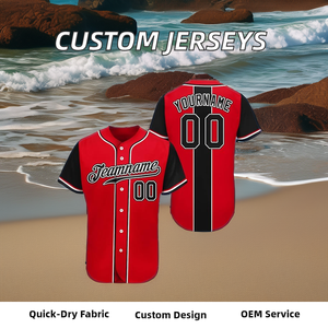 Men's Baseball Jersey Customized Plain Shirts Buttons Youth Adult Sublimation <strong>Uniform</strong> <strong>Softball</strong> Sets <strong>Custom</strong> Wholesale Price Sale - Product Image 2