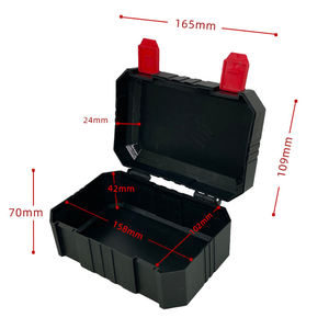 Vente Flash : Boîte à Outils Portable Personnalisée en Plastique Noir Carrée, MOQ 10 pièces - Product Image 4