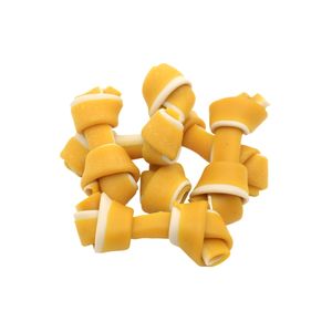 כלב שיני מקל חטיפי גורים כלבים גדולים עור פרה לחץ עצם בריא שיני כלב ללעוס מזון - Product Image 6