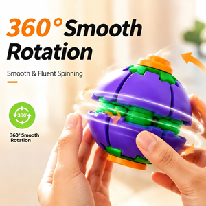 Creative 3D Printed Press <b>Rotation</b> Ball Fidget Toy Portable Finger Spinner <b>Desk</b> Ornament Stress Relief Toy - Product Image 5