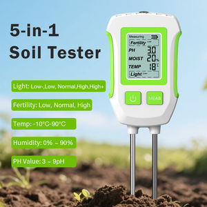 Fabrika toptan yeni <span class=keywords><strong>5</strong></span> 1Soil Ph ölçer dijital toprak PH test cihazı monitör doğurganlık besin analiz çift iğne toprak test cihazı - Product Image 2