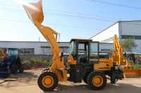 Goodway Zebra 4x4 Wheel Backhoe Loader Euro 5 Sesuai Standar EPA Mesin YUNNEI/CUMMINS 57kW Kapasitas Bucket 0.7m Pompa Operasi Tinggi