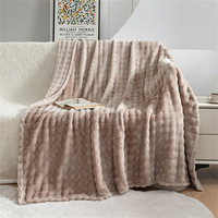 Factory flange Blanket design personnalisé polyester jeter couverture canapé - lit couverture voyage de bureau à domicile