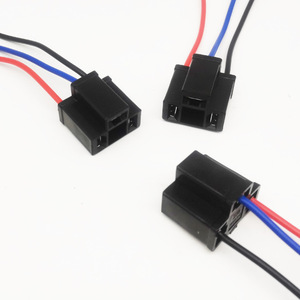 H4 Connector <b>Plug</b> 3 Pin Black Plastic Automotive <b>Lighting</b> Connector For Car Headlight Wiring Harness - Product Image 4