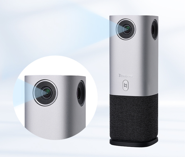 Portable 4K All-in-One Speaker Sound bar 360 Degree Panoramic Video Conference Camera for Meeting