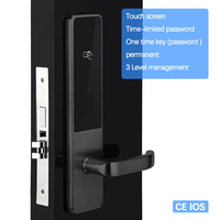 Cerradura de Puerta Electrónica Sin Llave de Acero Inoxidable Puro SUS 304, con Certificación RFID CE FCC, Sistema de Hotel, Cerradura con Tarjeta de Hotel, Cerradura Inteligente