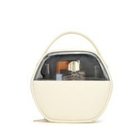Sacs de bijoux de créateurs à la mode pochette étanche en cuir PU Mini trousse de toilette métallique avec logo personnalisé résistant aux rayures