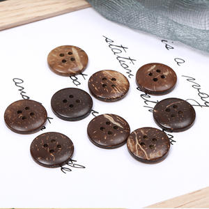 กระดุมเปลือกมะพร้าวทรงกลม ลายสอง<span class=keywords><strong>ตา</strong></span>และสี่<span class=keywords><strong>ตา</strong></span> สำหรับงาน DIY ขายส่งจากจีน - Product Image 4