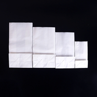 Sacs de boulangerie personnalisés SOS, emballages alimentaires durables, sacs en papier kraft blanc