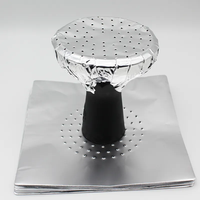 Feuille de charbon de coco en aluminium Shisha verre narguilé bol narguilé chauffage feuille d'aluminium papier Shisha