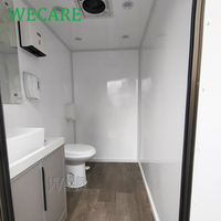 Wecare Toilettes Extérieures de Luxe Mobiles Portables, Remorque Sanitaire WC