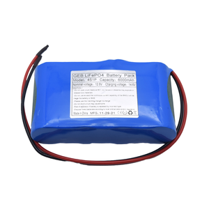 12.8v 6000mAh 충전식 4S1P 32700 12v 리튬 철 인산염 배터리 팩 Lifepo4 태양 장비 - Product Image 2