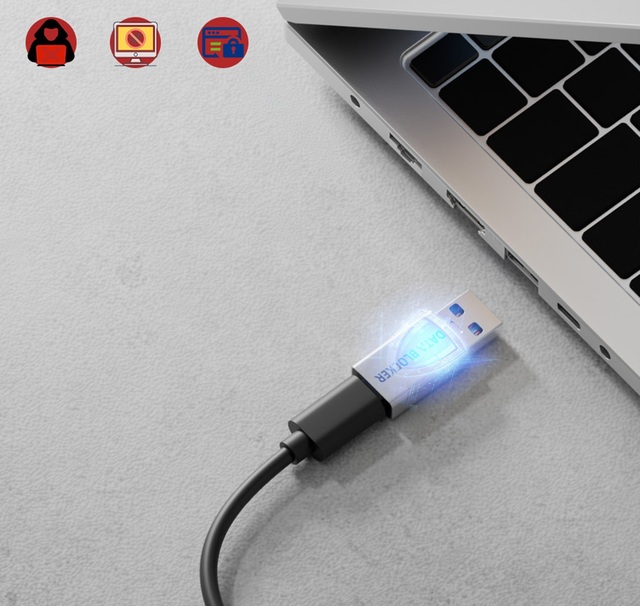 Type C USB Data Blocker with PVC Jacket and Braided Shielding 3A Fast Charging Hi-Speed Charging for Computer Camera Stocked
