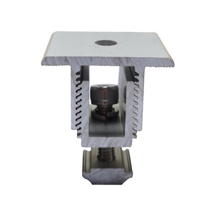 Wholesales Aluminium 35mm 40mm Solar PV Modules Mid <b>Clamp</b> Solar Panel Fixing Middle <b>Clip</b> for Solar Accessories Installation - Product Image 4