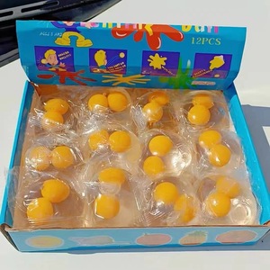 Juguete Antiestrés de Plástico con Forma de Huevo, Artículo de Broma, Juguete de Doble Yema para Apretar, Irrompible, para Reducir el Estrés, Unisex - Product Image 2