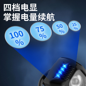 Lumière d'avertissement rouge et bleue pour vélo, étanche IPX4, LED, pour la conduite nocturne, accessoires de cyclisme pour vélo de montagne et de route - Product Image 4