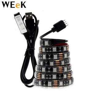 WL-USB3K-01 1m A MENÉ LA Bande + 3 clés En Ligne Contrôleur + Câble USB RVB A MENÉ Des Bandes 1M 3.28ft USB TV Biais D'éclairage - Product Image 2