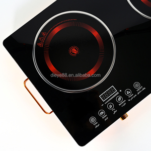 Table de cuisson infrarouge électrique de prestige de haute qualité, 3500 W, double brûleur, commande tactile, portable, écologique, boîtier en plastique pour la maison - Product Image 5