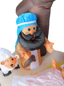 Gonfiabile <span class=keywords><strong>presepe</strong></span> 6 Piede Di Natale Gonfiabile <span class=keywords><strong>Presepe</strong></span> con Tre Re Della Decorazione Del Partito - Product Image 6