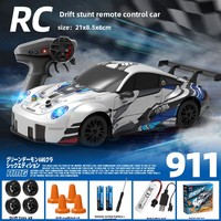 Voiture RC de Course Haute Vitesse à Quatre Roues Motrices Télécommandée avec Éclairage, Caméra HD 1080p et Retour Automatique – Modèle Expert pour le Drift