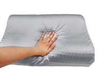 Oreiller en nid d'abeille TPE personnalisable et détachable, hauteur réglable, housse intérieure séparée pour couche TPE, oreiller rafraîchissant pour le sommeil